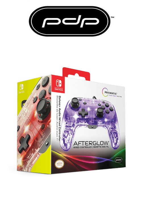 NS PDP Afterglow Deluxe+ Wired Controller