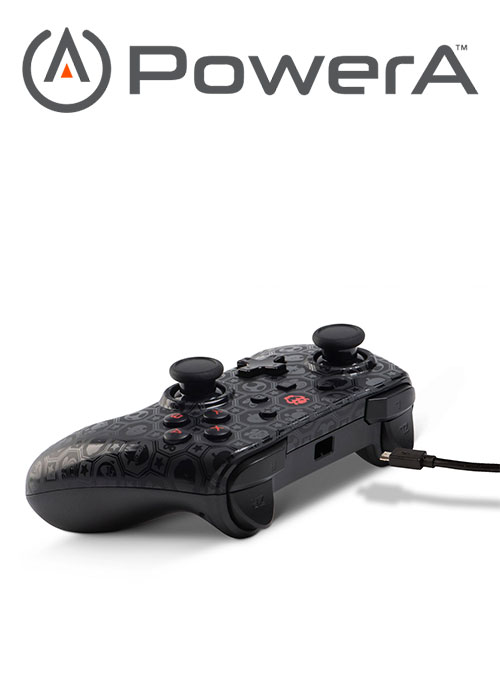 NS PowerA Wired Switch Controller - Shadow Bowser