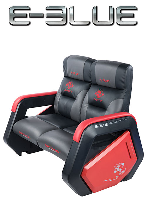 Auroza Gaming Double Sofa EEC335 with Movable Scroll Casters