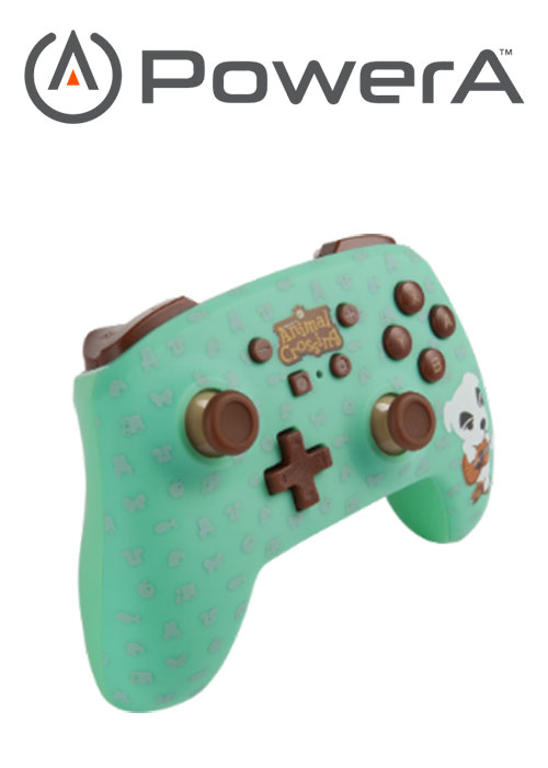 NS PowerA Enhanced Wireless Controller – Animal Crossing