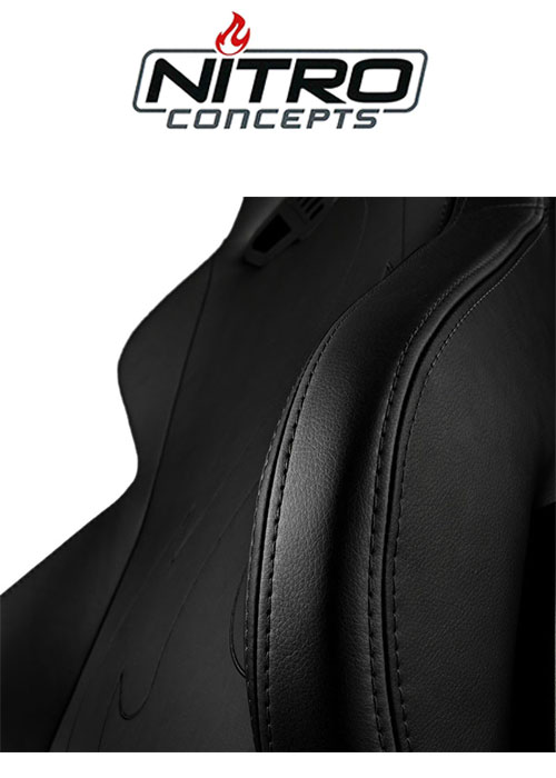 Nitro Concepts S300 EX - Stealth Black Gaming chair