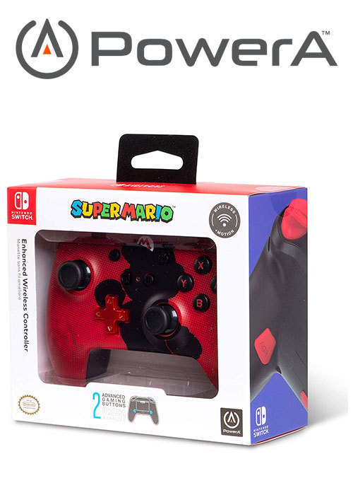 NS PowerA Enhanced Wireless Switch Controller - Mario