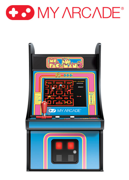 6.75" COLLECTIBLE RETRO MS. PAC-MAN MICRO PLAYER