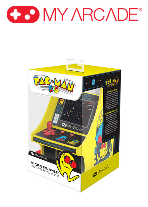 6.75" COLLECTIBLE RETRO PAC-MAN MICRO PLAYER