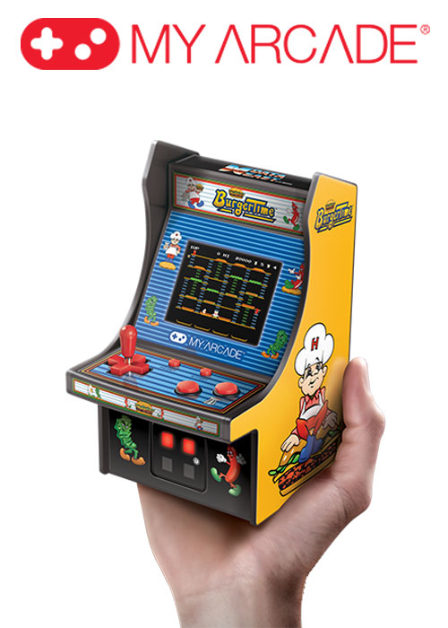 6.75" COLLECTIBLE RETRO BURGERTIME MICRO PLAYER