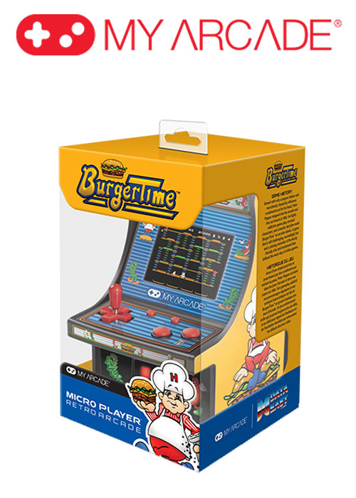 6.75" COLLECTIBLE RETRO BURGERTIME MICRO PLAYER