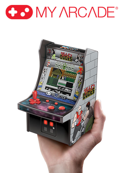 6.75" COLLECTIBLE RETRO BAD DUDES MICRO PLAYER