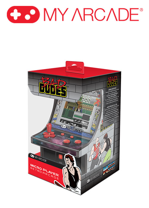6.75" COLLECTIBLE RETRO BAD DUDES MICRO PLAYER