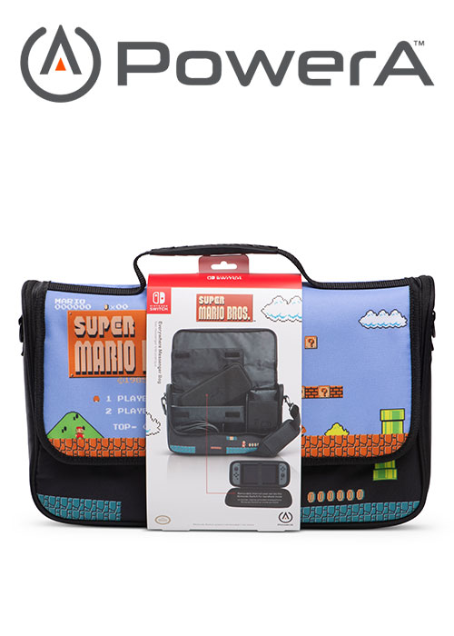 POWER A NS EVERYWHERE MESSENGER BAG SUPER MARIO BROS EDITON