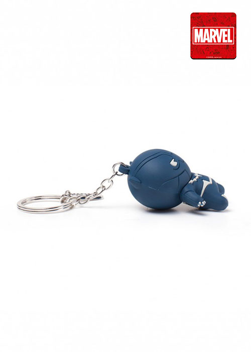 Black Panther - Kawaii 3D Rubber Keychain