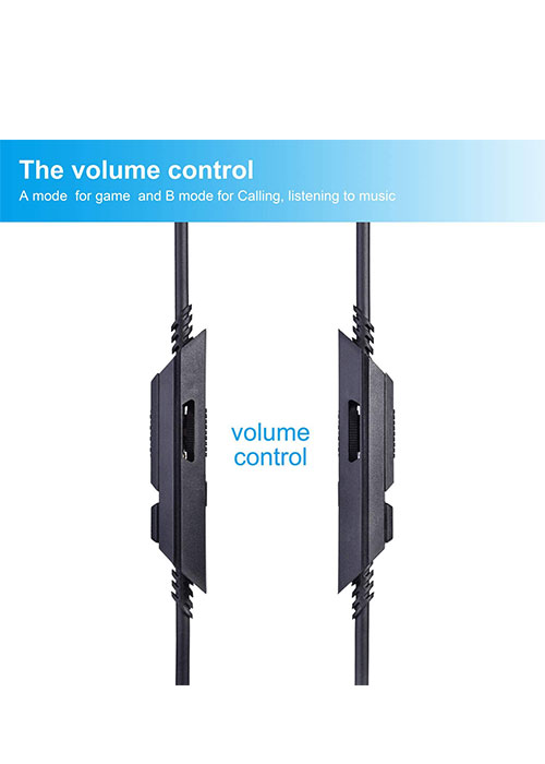 Headset Aux Volume Control Cable