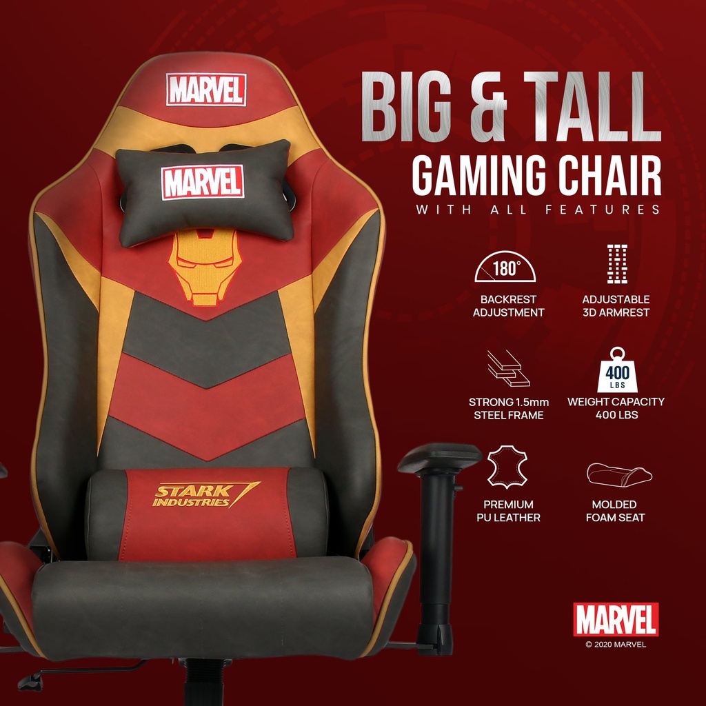 RAP - Licensed Marvel Super Premium Gaming Chair Series Iron Man