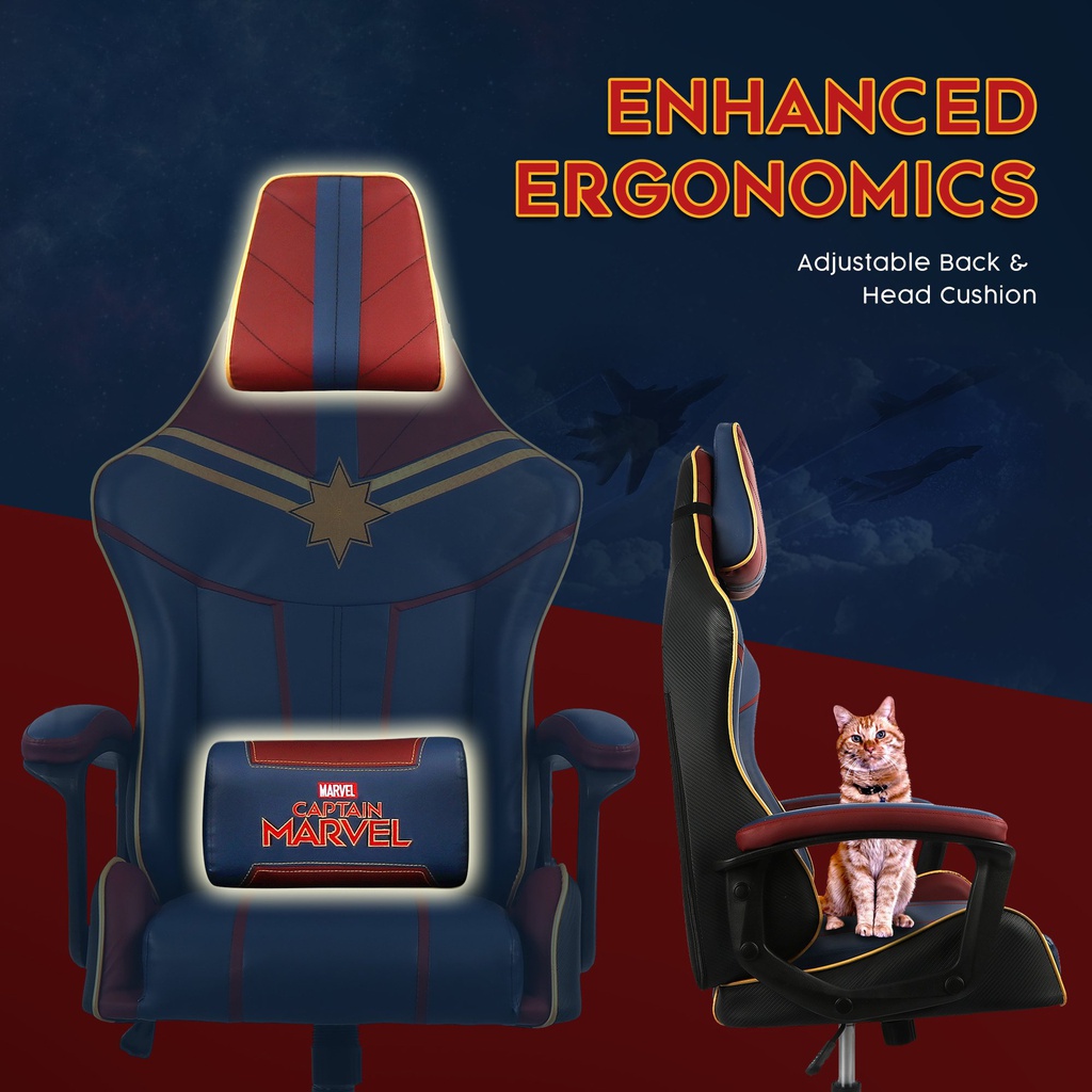 ERC - Licensed Marvel Standard Gaming Chair Series - Captain Marvel