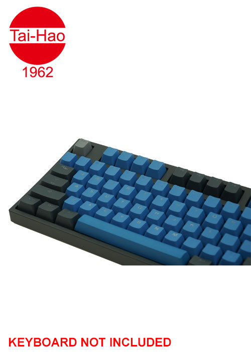 Tai-Hao 132-Keys PBT Double Shot Backlit-Keyscap Set - Forest Deep Blue