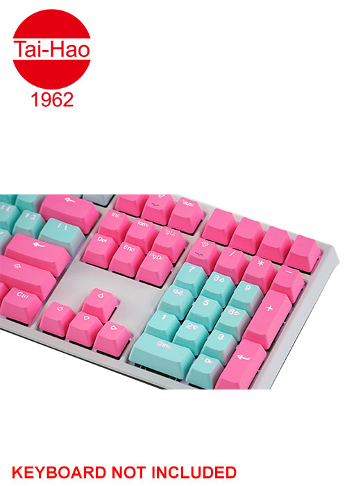 Tai-Hao 116-Keys PBT Double Shot Backlit-Keyscap Set - Miami