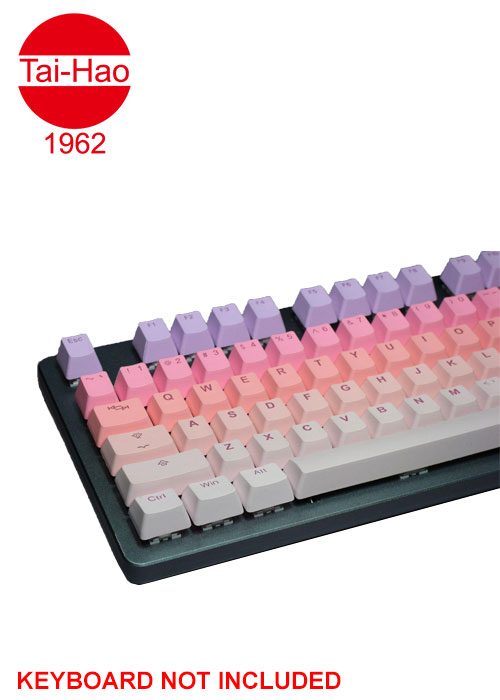 Tai-Hao 140-Keys PBT Double Shot Backlit-Keyscap Set - Sakura Michi