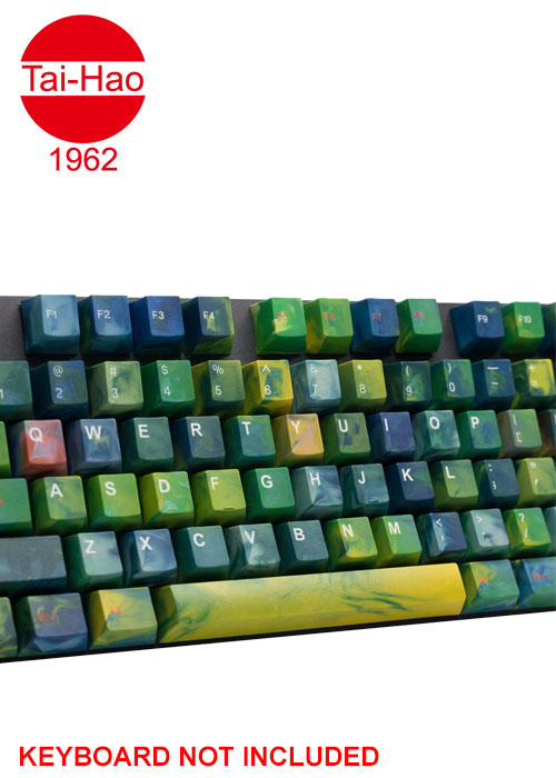 Tai-Hao 121-Keys ABS-Keyset Cubic - Avatar Green