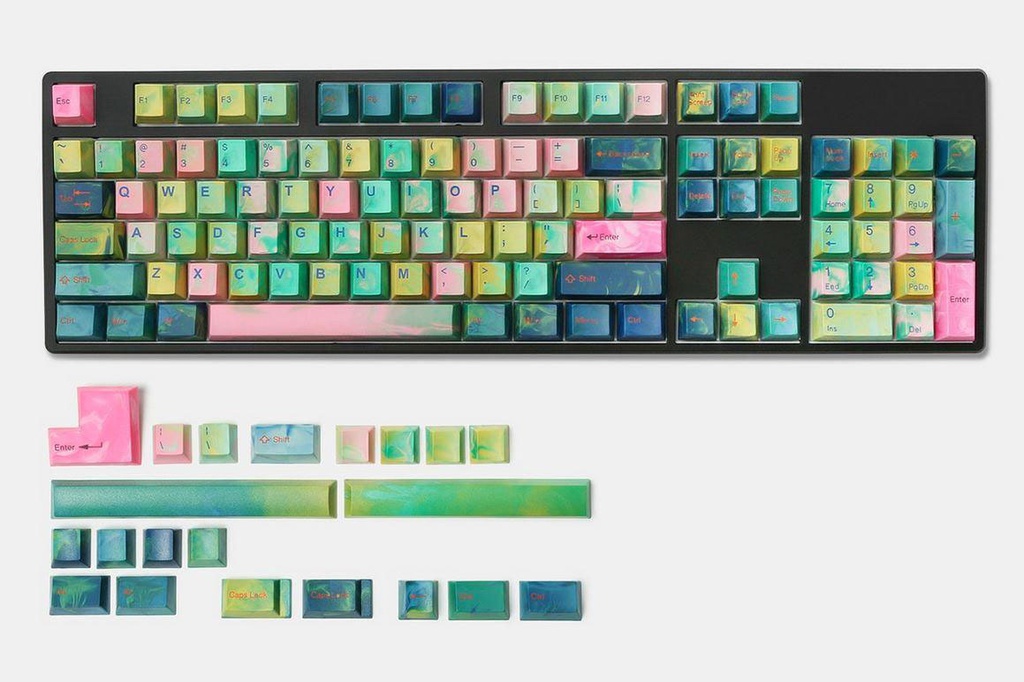 Tai-Hao 121-Keys ABS-Keyset Cubic - Avatar Pink