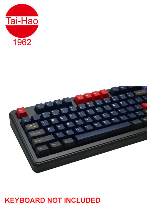 Tai-Hao 113-Keys ABS Double Shot Cubic-Keycap Set - Midnight Sun