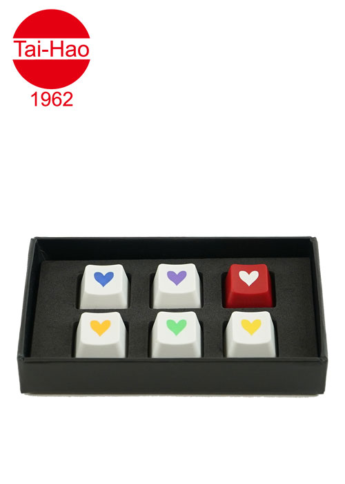 Tai-Hao 6-Keys ABS Heart Set - Red
