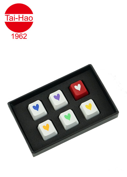 Tai-Hao 6-Keys ABS Heart Set - Red