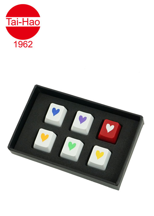 Tai-Hao 6-Keys ABS Heart Set - Red
