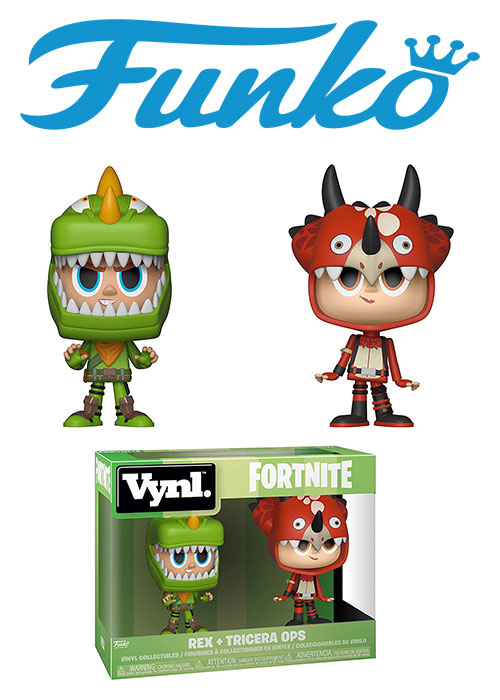Fortnite Rex and Tricera Ops Vynl. Figure 2-Pack