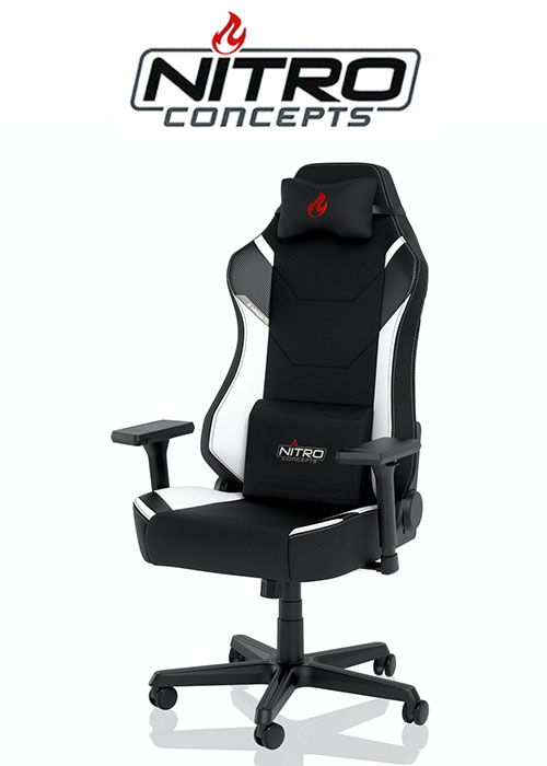 Nitro Concepts X1000 - Black/White Gaming chair