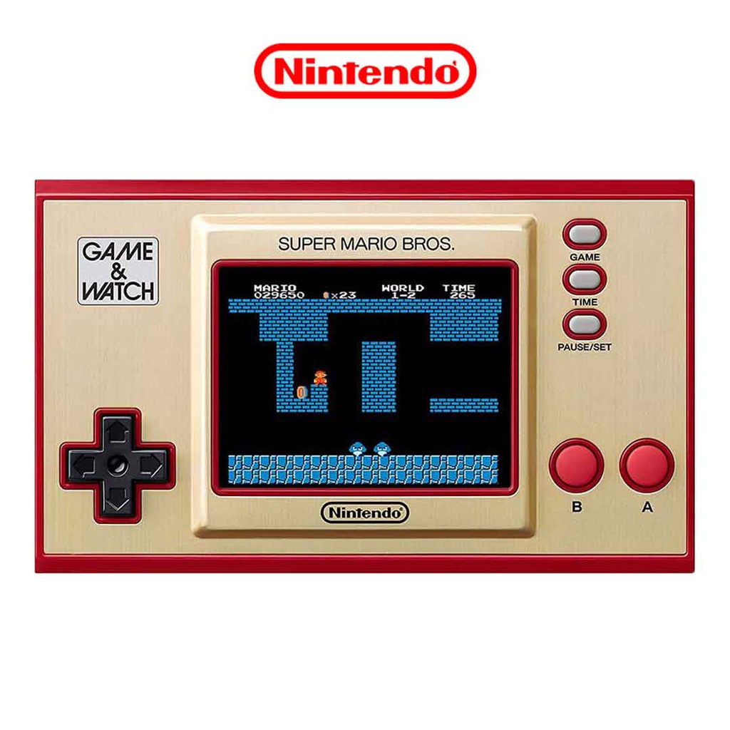 Nintendo Game & Watch Super Mario Bros + AC Adapter