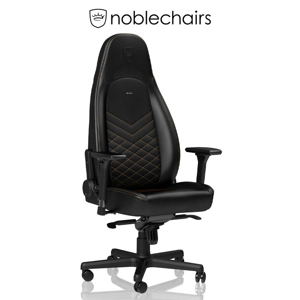 Noblechairs ICON Gaming Chair - Black/Gold