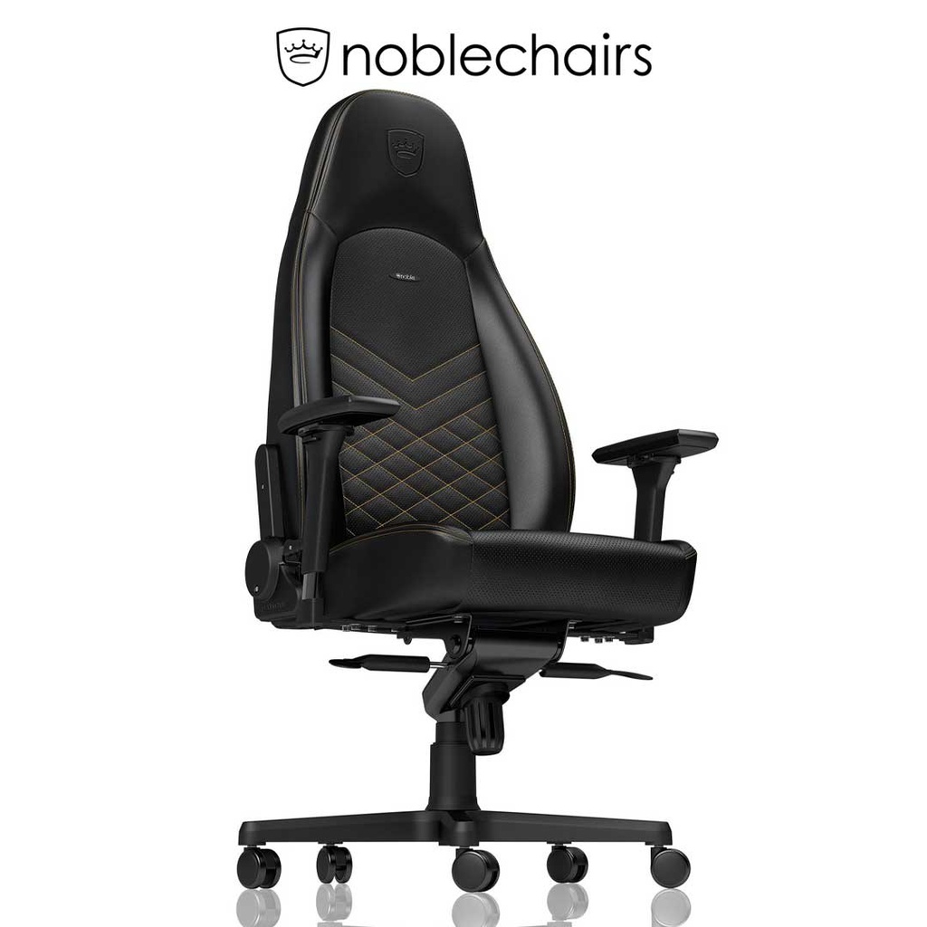Noblechairs ICON Gaming Chair - Black/Gold