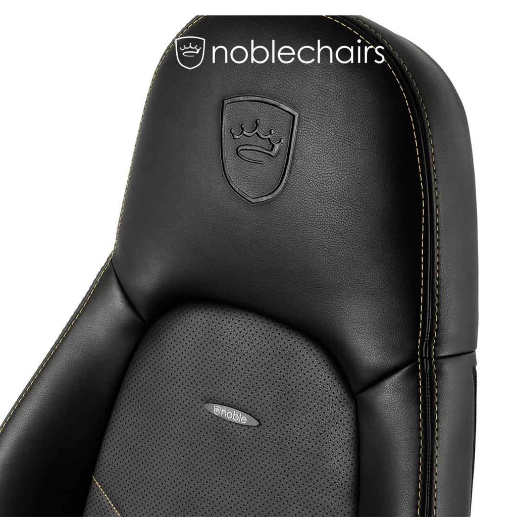 Noblechairs ICON Gaming Chair - Black/Gold