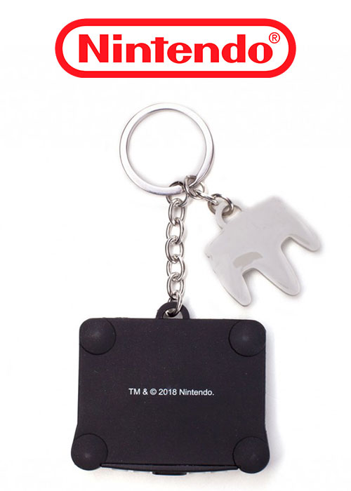 Nintendo - Nintendo 64 & Controller 3D Rubber Keychain