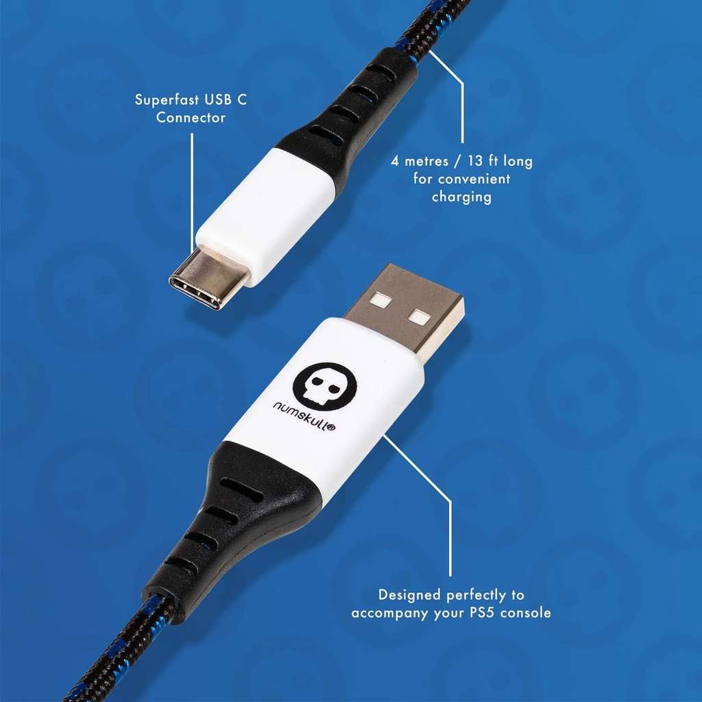 NUMSKULL PS5 TYPE-C 4M BRAIDED CABLE