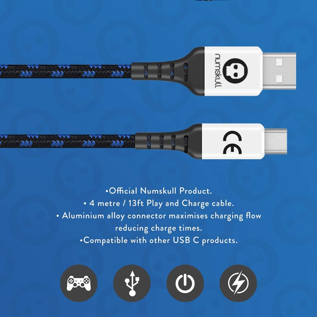 NUMSKULL PS5 TYPE-C 4M BRAIDED CABLE
