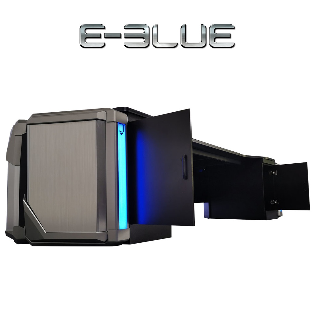 E-Blue EGT567-S Smart RGB CEO Table - Black