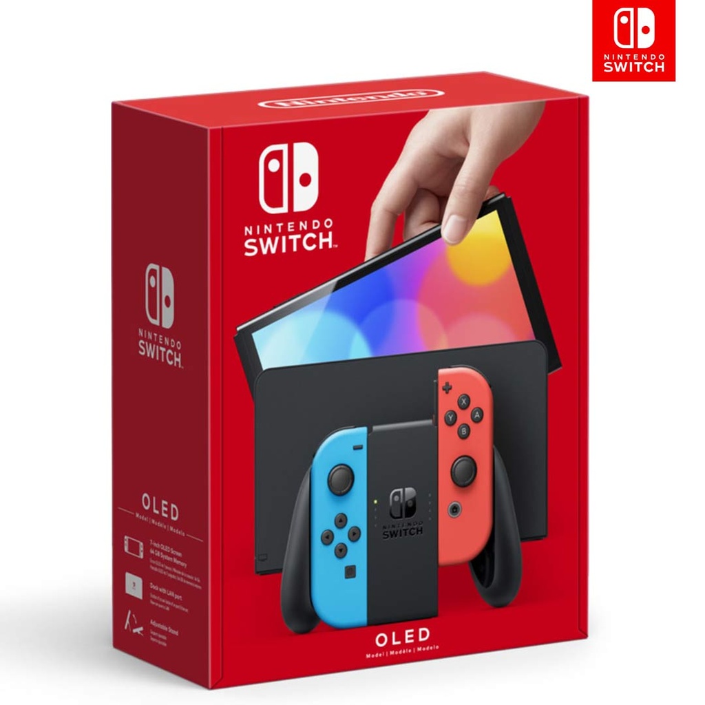 Nintendo Switch – OLED Model neon blue/neon red set