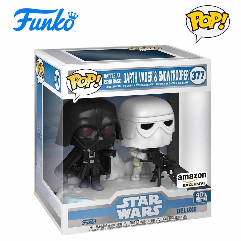 Funko Pop! Deluxe: Star Wars Battle at Echo Base Series Darth Vader & SnowTrooper