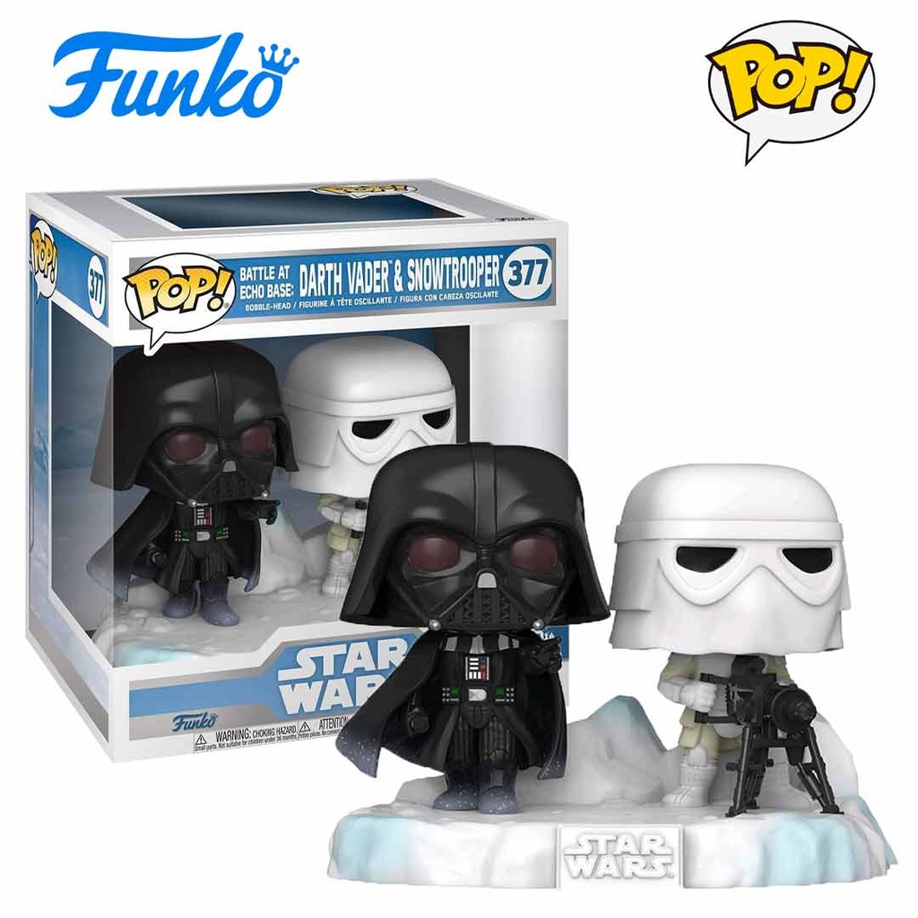 Funko Pop! Deluxe: Star Wars Battle at Echo Base Series Darth Vader & SnowTrooper