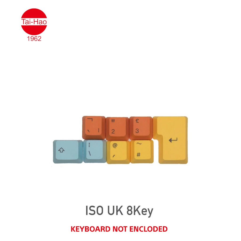 Tai-Hao 116-Keys PBT Double Shot -Keycap Set -Hawaii