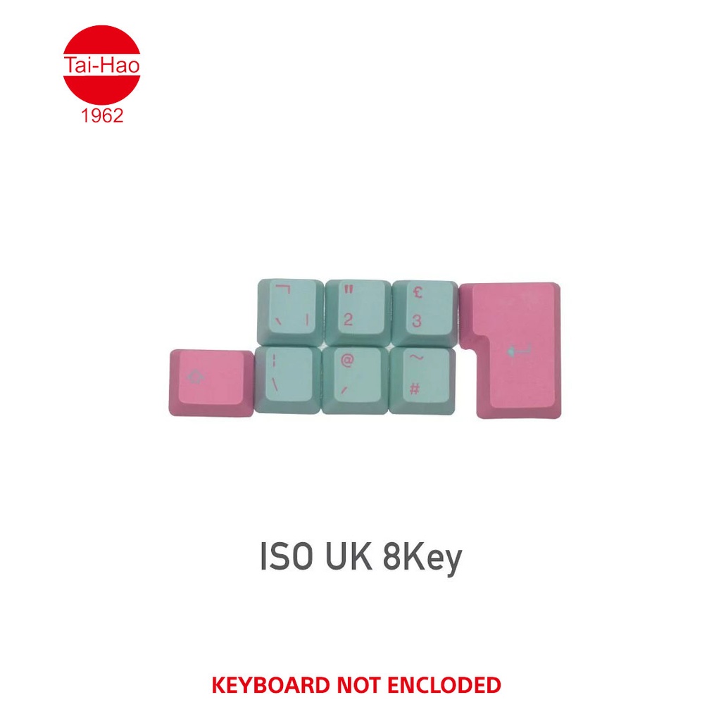 Tai-Hao 116-Keys PBT Double Shot -Keycap Set -Miami