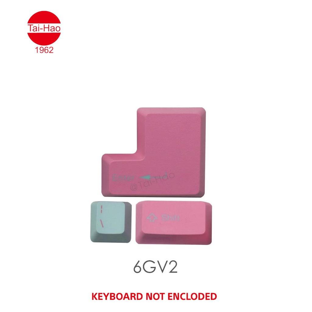 Tai-Hao 116-Keys PBT Double Shot -Keycap Set -Miami