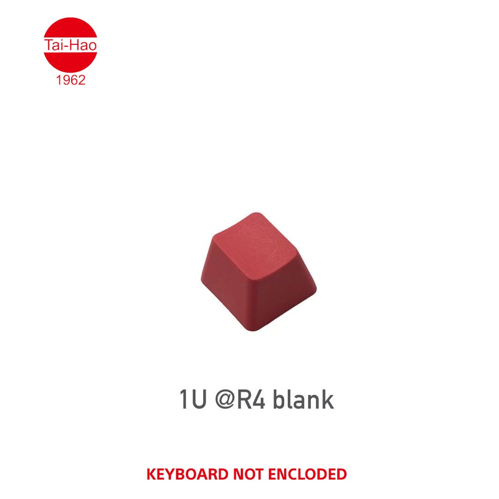 Tai-Hao 104-Keys PBT Double Shot -Keycap Set -Black & Red