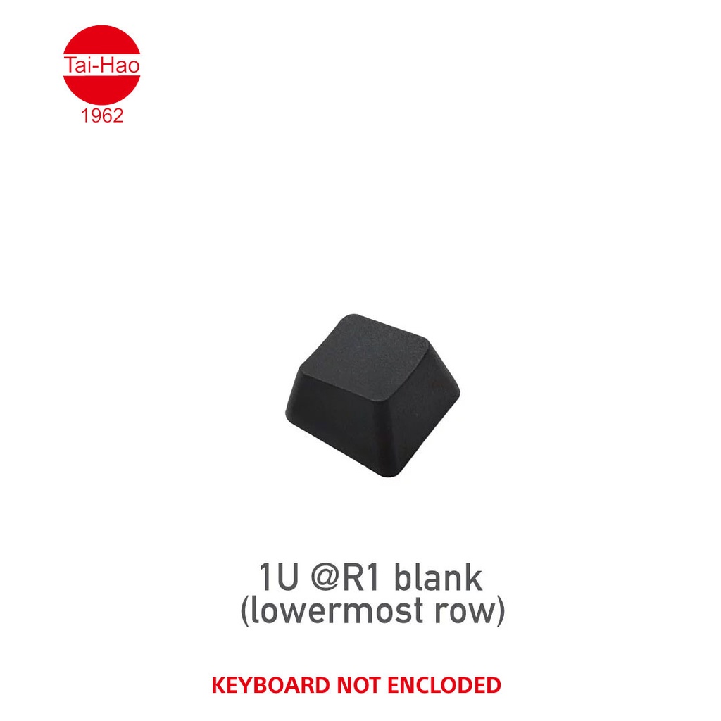 Tai-Hao 104-Keys PBT Double Shot -Keycap Set -Black & Red