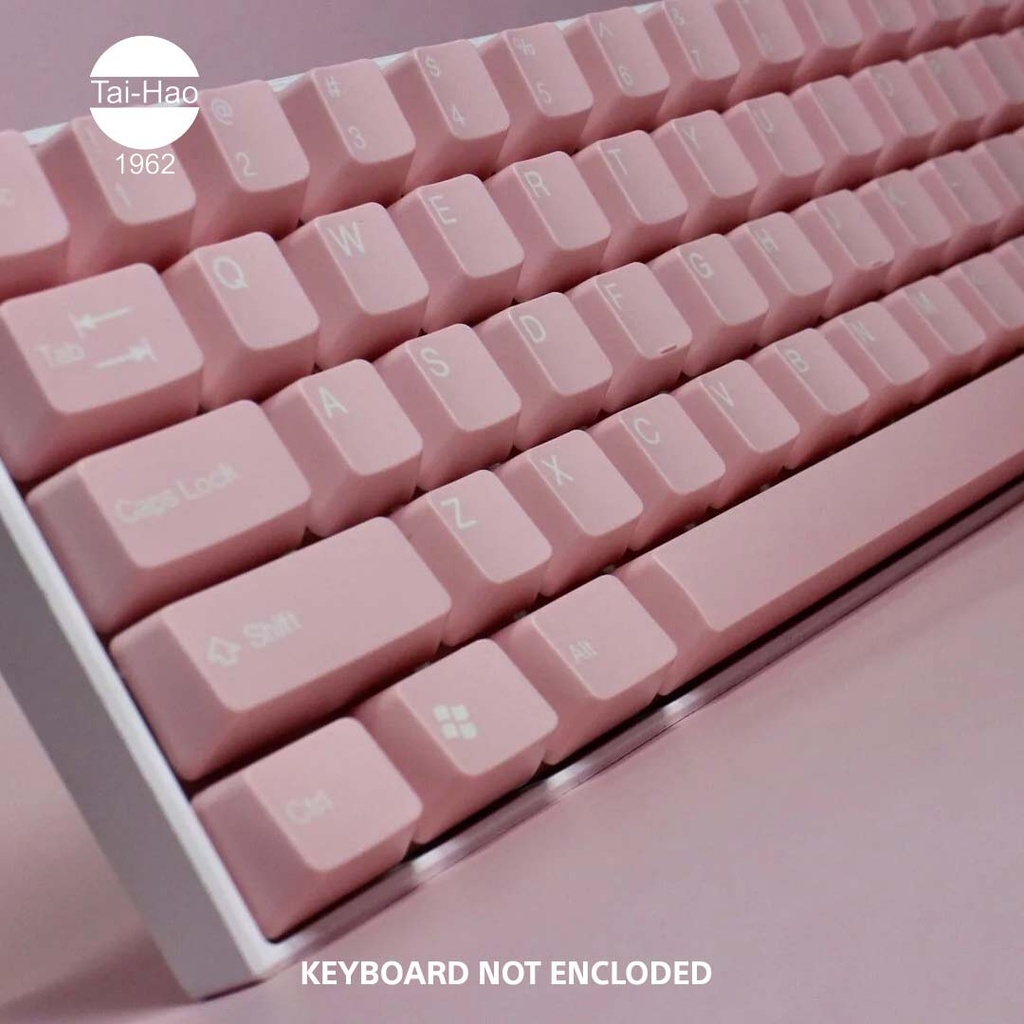 Tai-Hao 104-Keys ABS Double Shot -Keycap Set - Pink Love