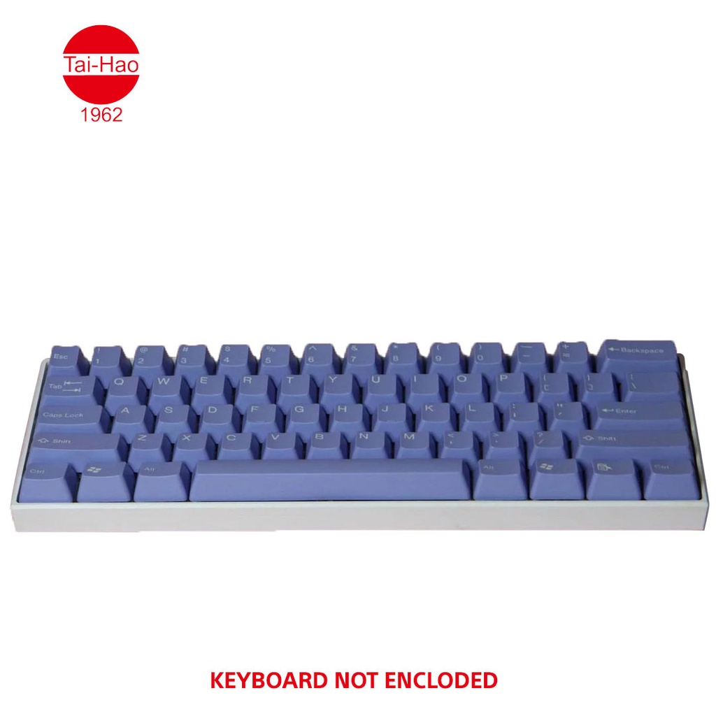 Tai-Hao 104-Keys ABS Double Shot -Keycap Set - Lavender Purple