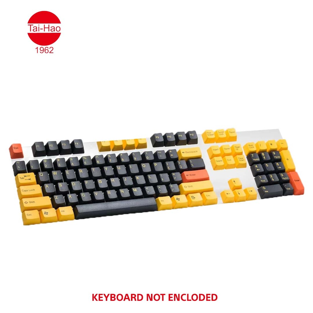 Tai-Hao 104-Keys ABS Double Shot -Keycap Set - Yellow Submarine