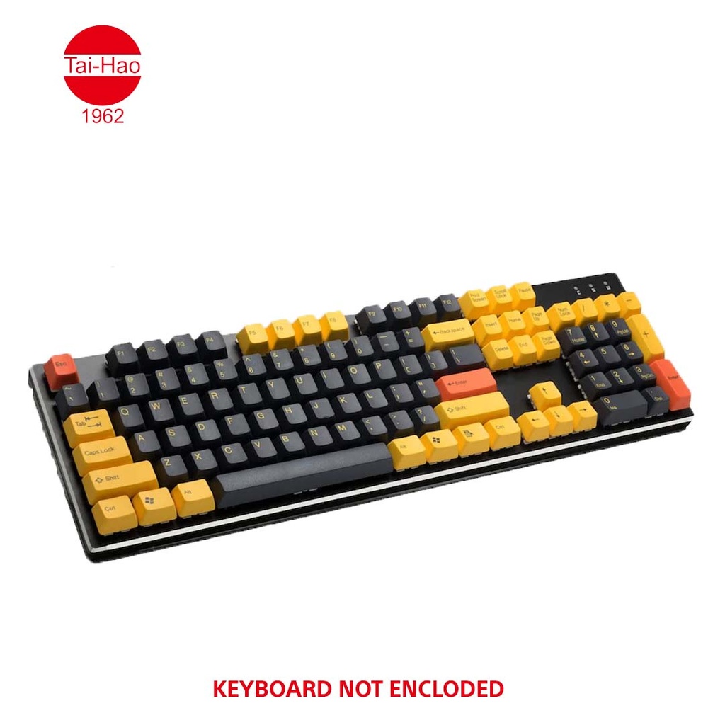 Tai-Hao 104-Keys ABS Double Shot -Keycap Set - Yellow Submarine