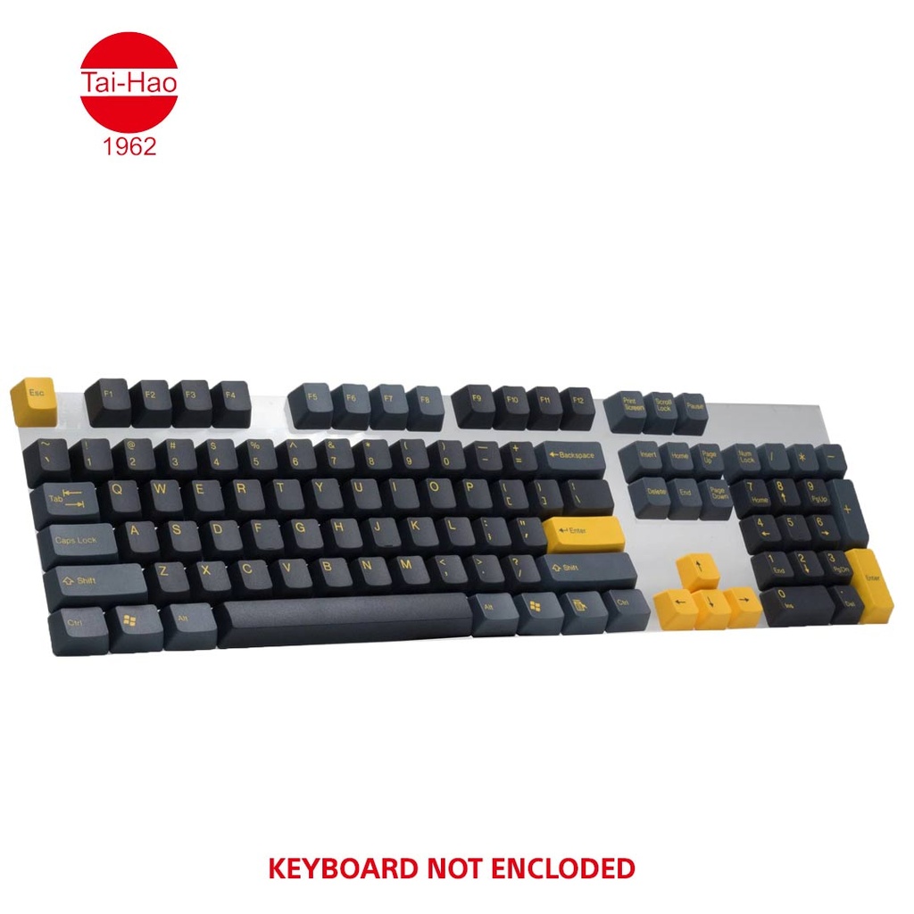 Tai-Hao 116-Keys ABS Double Shot -Keycap Set - Batman