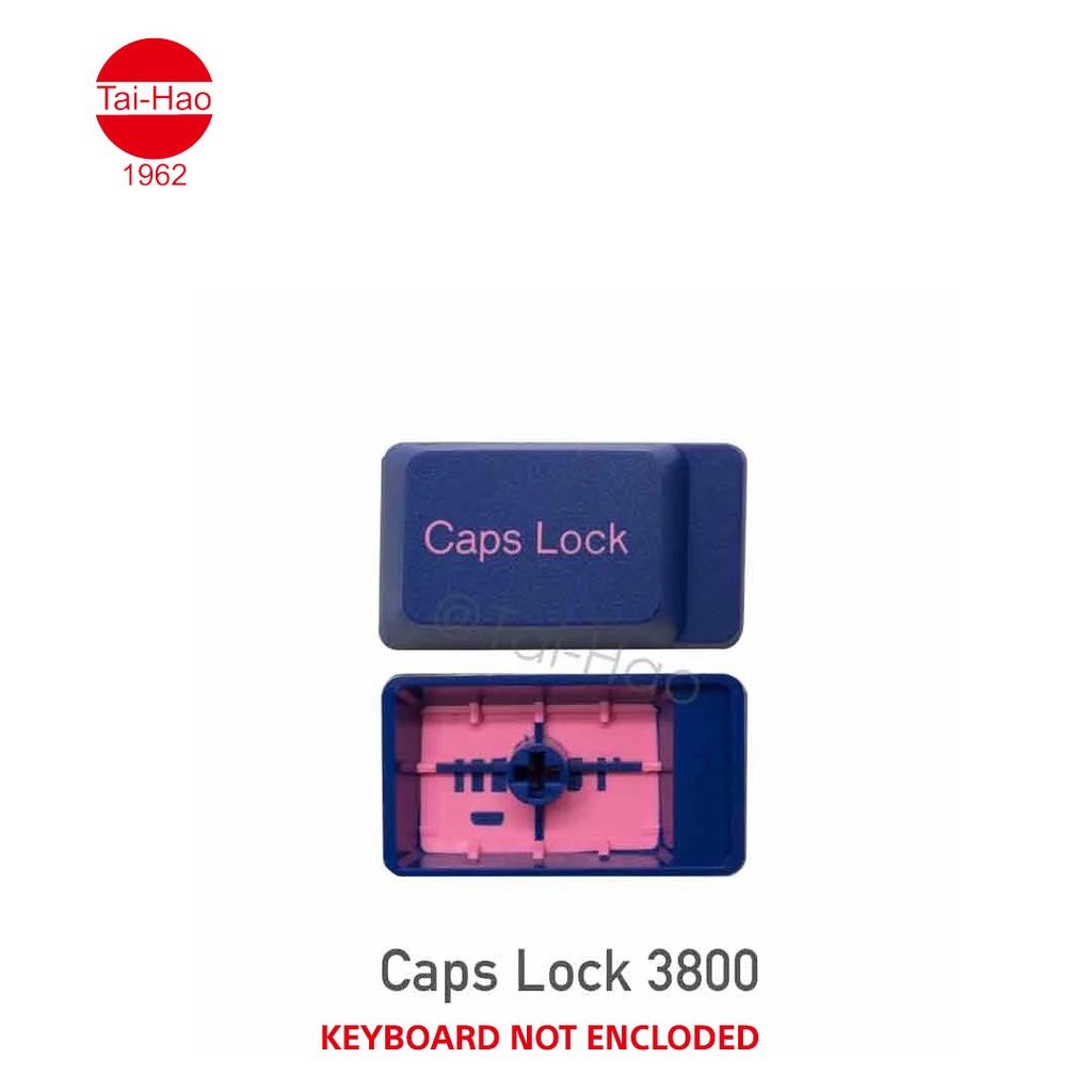 Tai-Hao 116-Keys ABS Double Shot -Keycap Set - Blue/Pink
